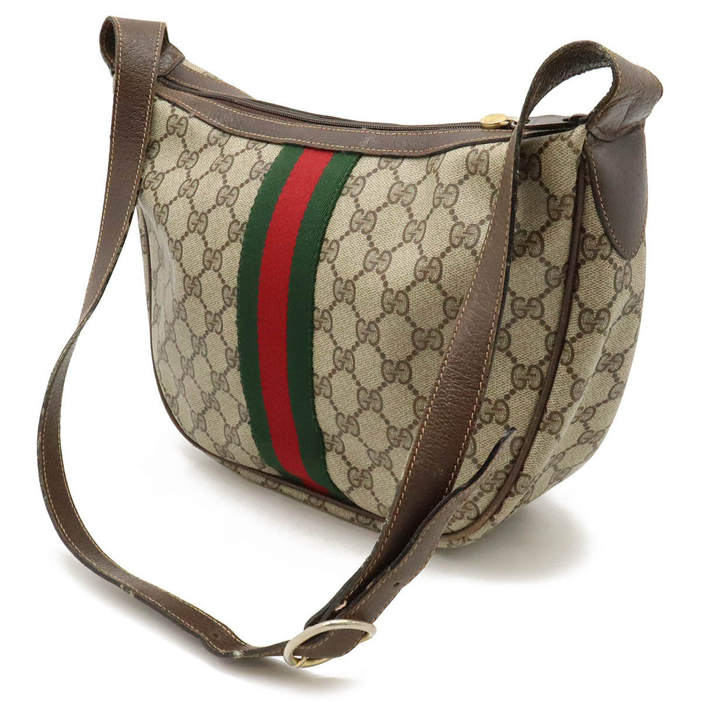 Gucci Brown Hobo Beige Cream Brown GG Bag Plus Sherry Hobo Tan Cream